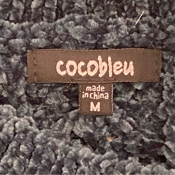 🦚HOST PICK🦚 NWT Cocobleu Green Chenille Sweater - Picture 6 of 13